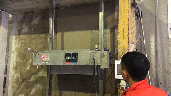 Großer Mörser-Behälter eine Zeit-Laden-Wand, die Maschine 1350*700*500mm vergipst